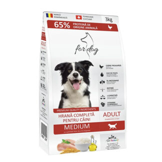 Hrana uscata caini For Dog, sac 3 kg